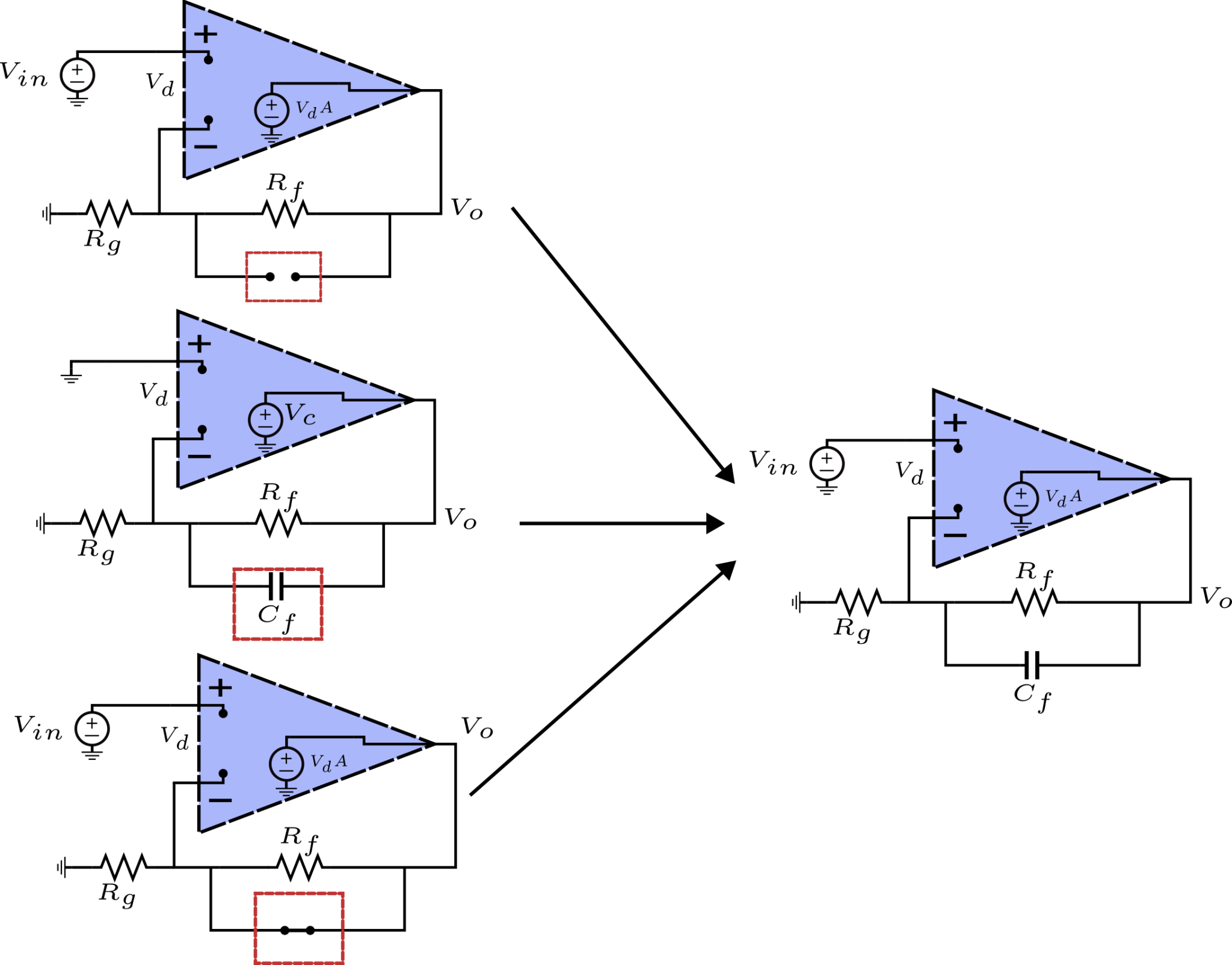 Non-Inverting Op-Amp Analysis with Time Constants - Designalog